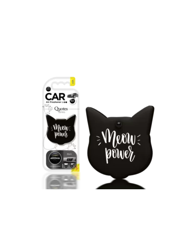 CAT QUOTES Black AROMA CAR - Zapach do samochodu