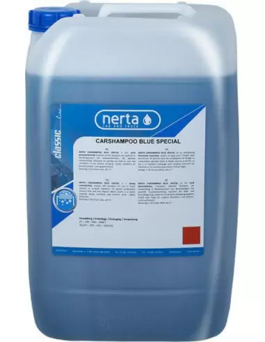 NERTA- CAR SHAMPOO BLUE SPECJAL - mocno skoncent. neutralny szampon  25l