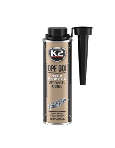 K2 DPF GO! 250ml  Zapobiega zapychaniu filtra